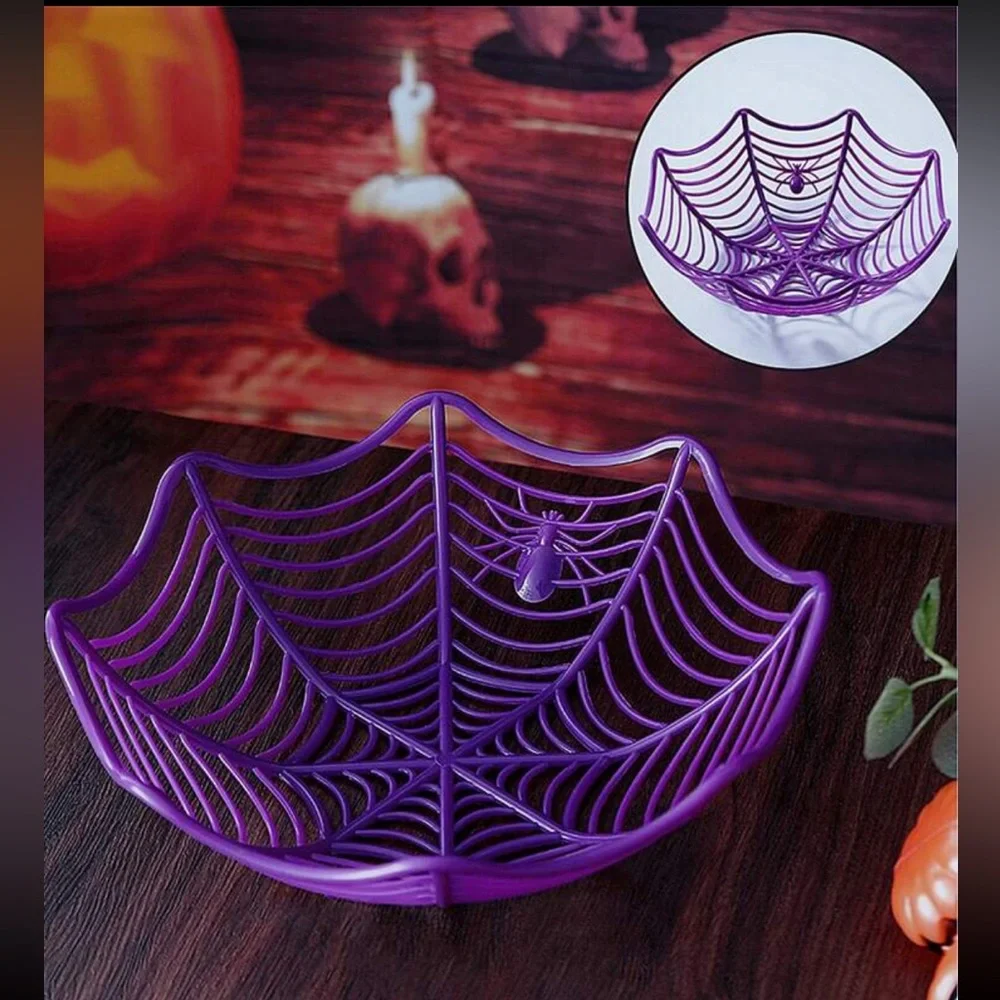🕷️ PURPLE SPIDER WEB BOWL 🕷️